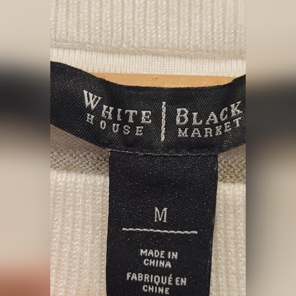 WHBM Wide Collar Ombré Sparkle & Shimmer Sweater - Picture 2 of 8